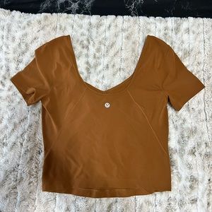 Align Tee- Copper brown